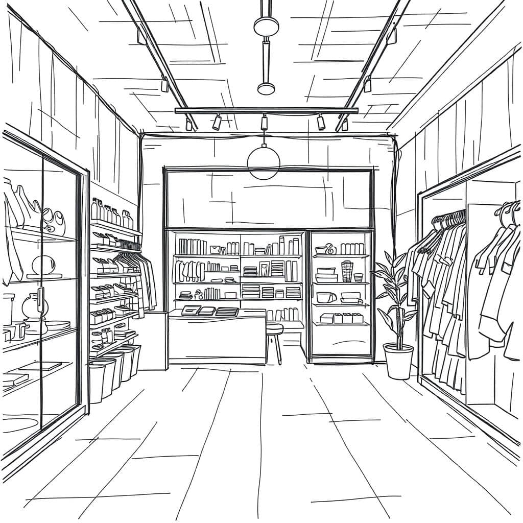Sketch Store design example 4