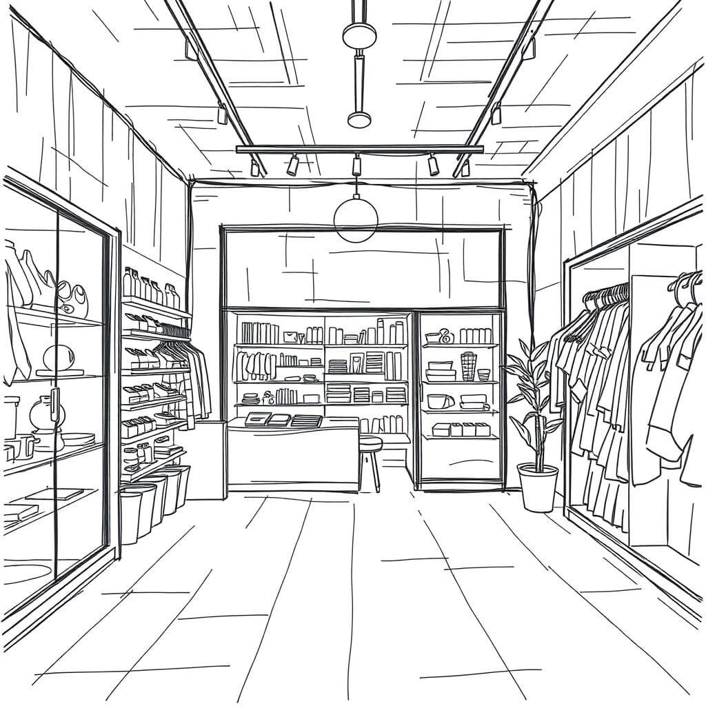 Sketch Store design example 4