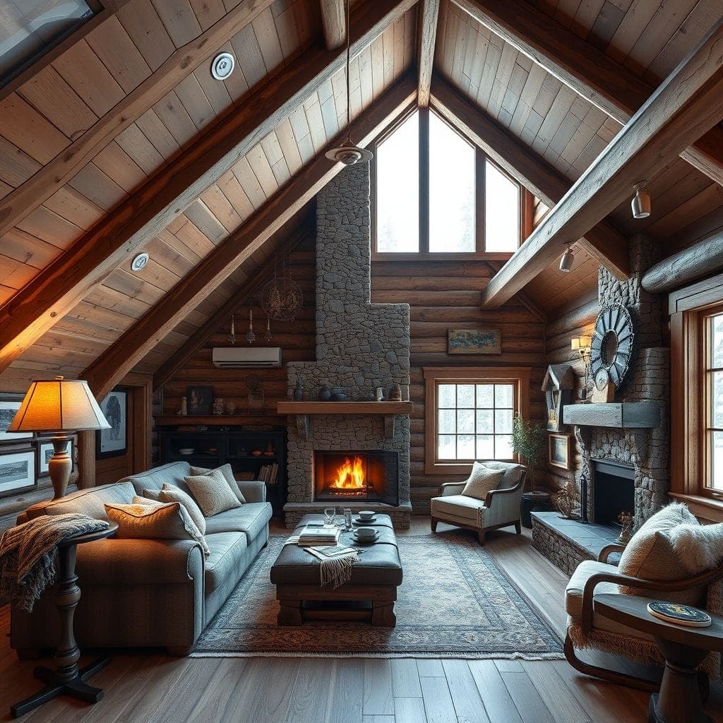 Ski Chalet Attic design example 2