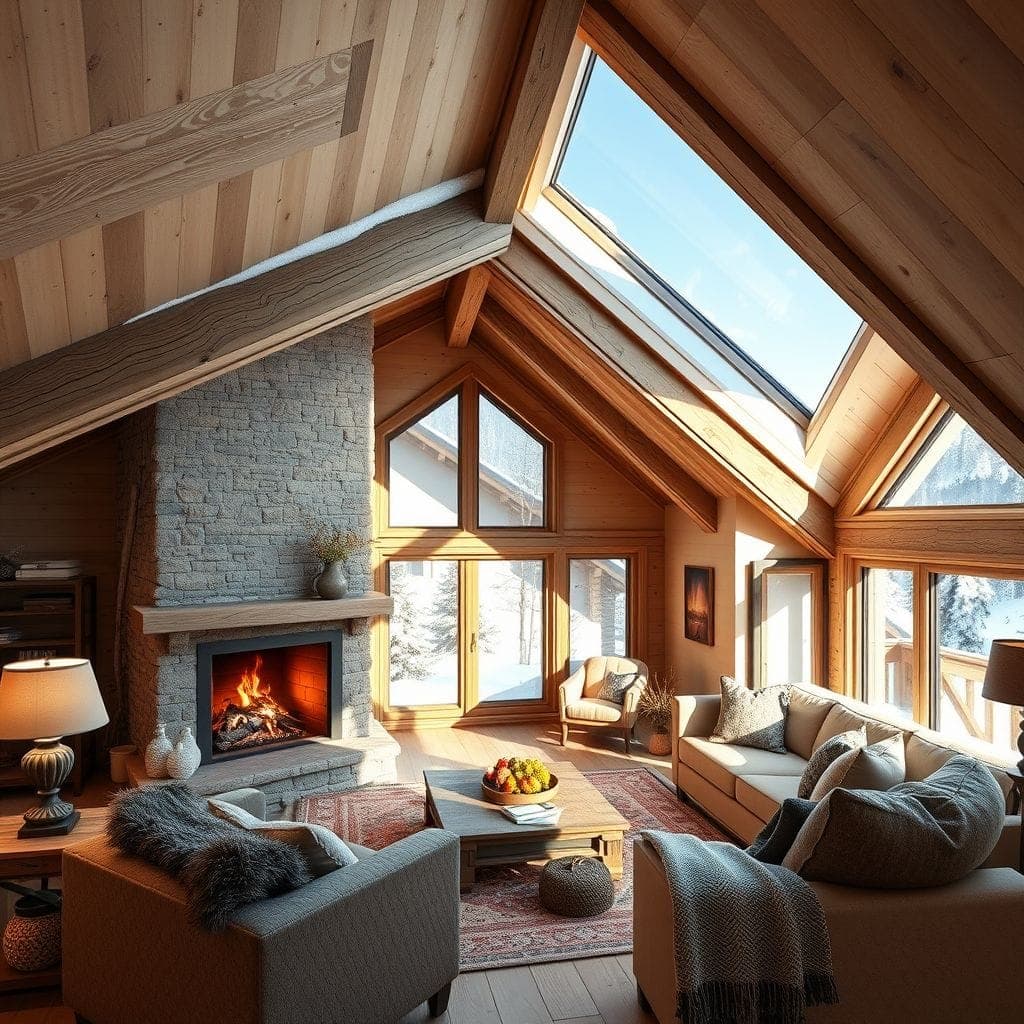 Ski Chalet Attic design example 3