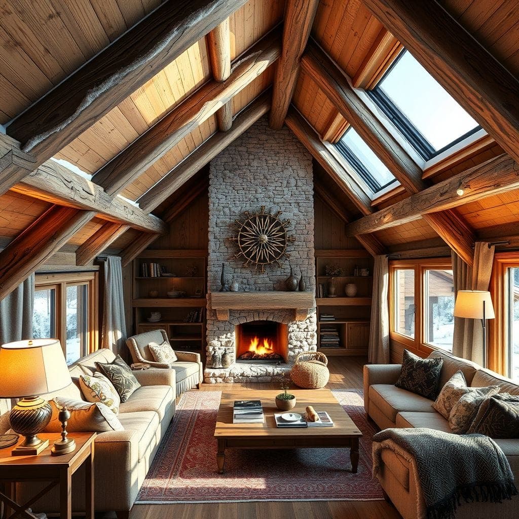 Ski Chalet Attic design example 4