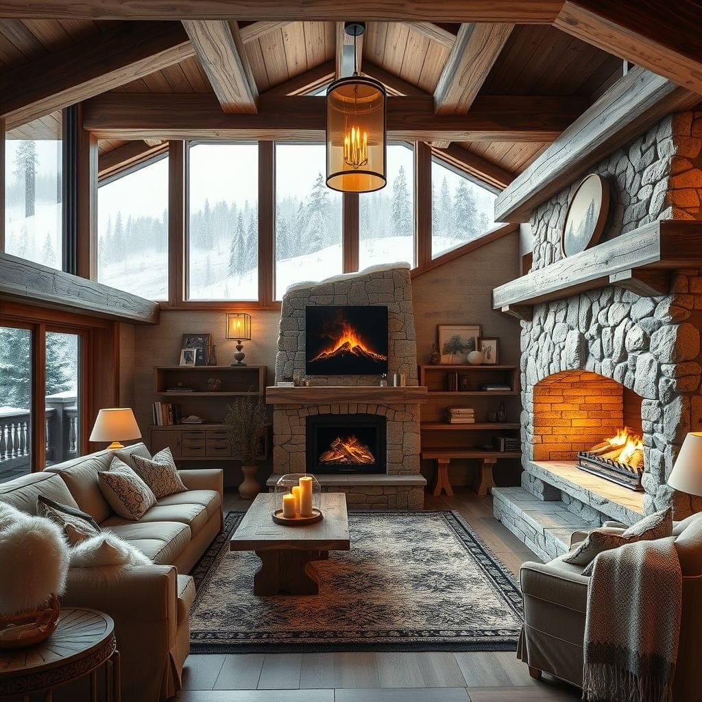 Ski Chalet Basement design example 2