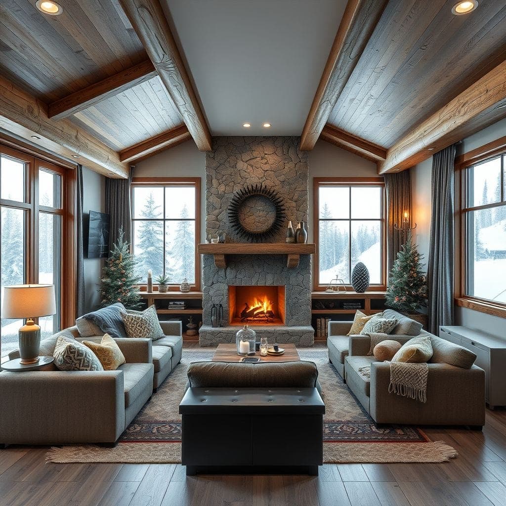 Ski Chalet Basement design example 4