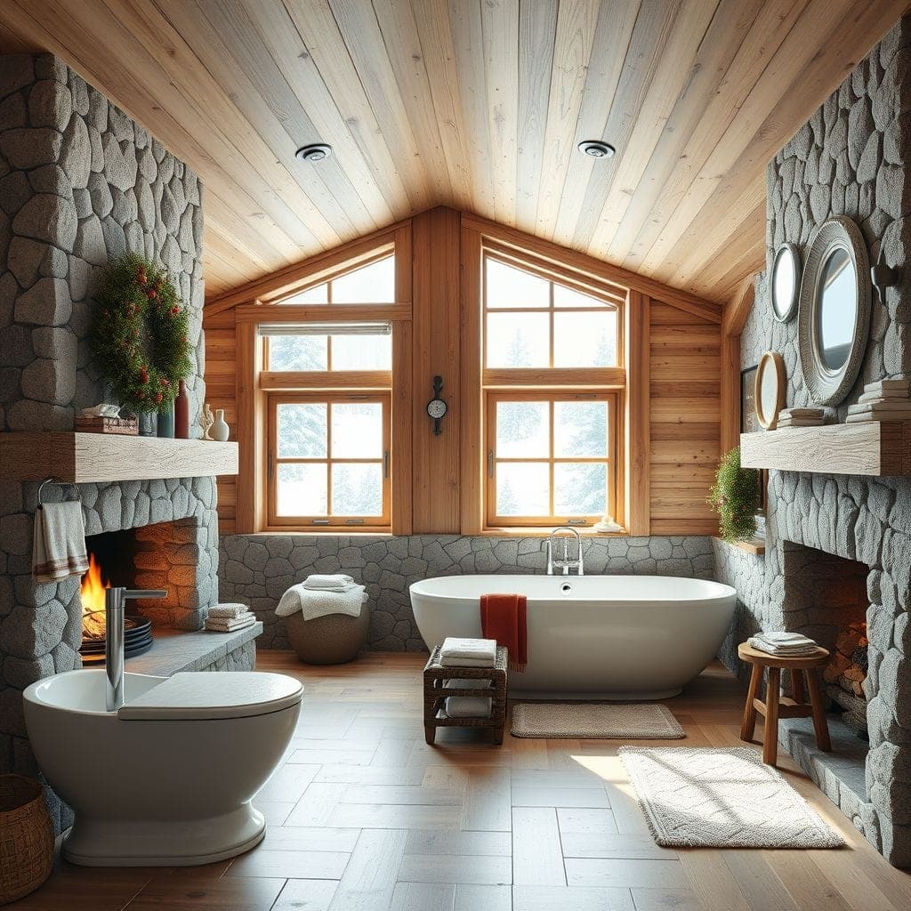 Ski Chalet Bathroom design example 2