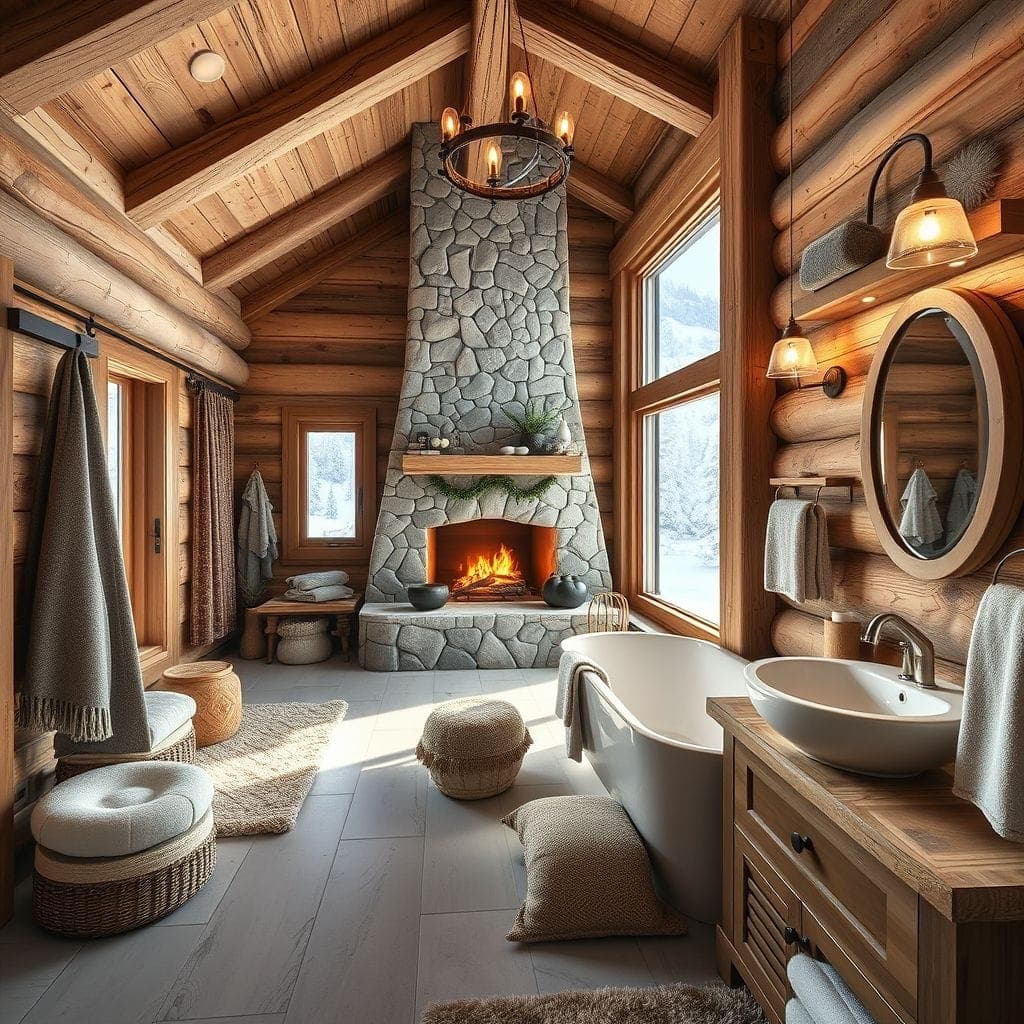 Ski Chalet Bathroom design example 3