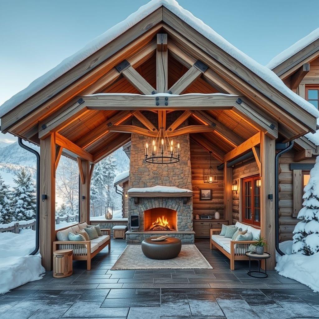 Ski Chalet Carport design example 3