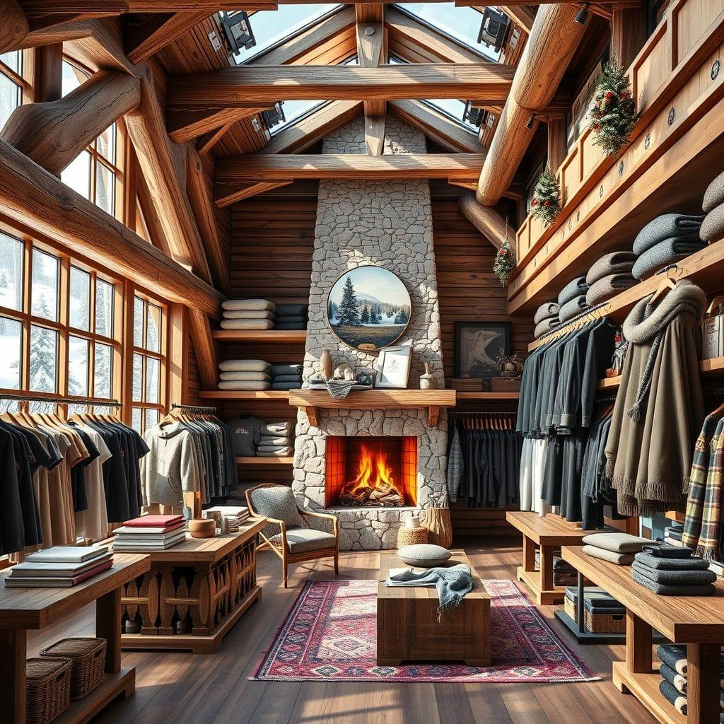 Ski Chalet Clothing Store design example 1