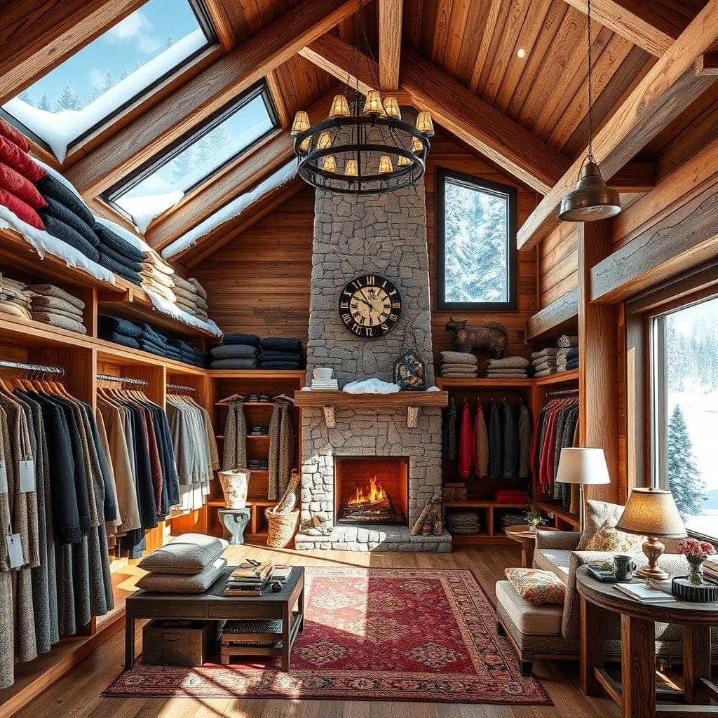Ski Chalet Clothing Store design example 2
