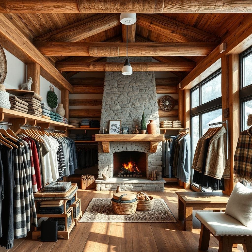 Ski Chalet Clothing Store design example 3