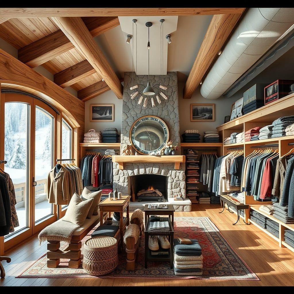 Ski Chalet Clothing Store design example 4