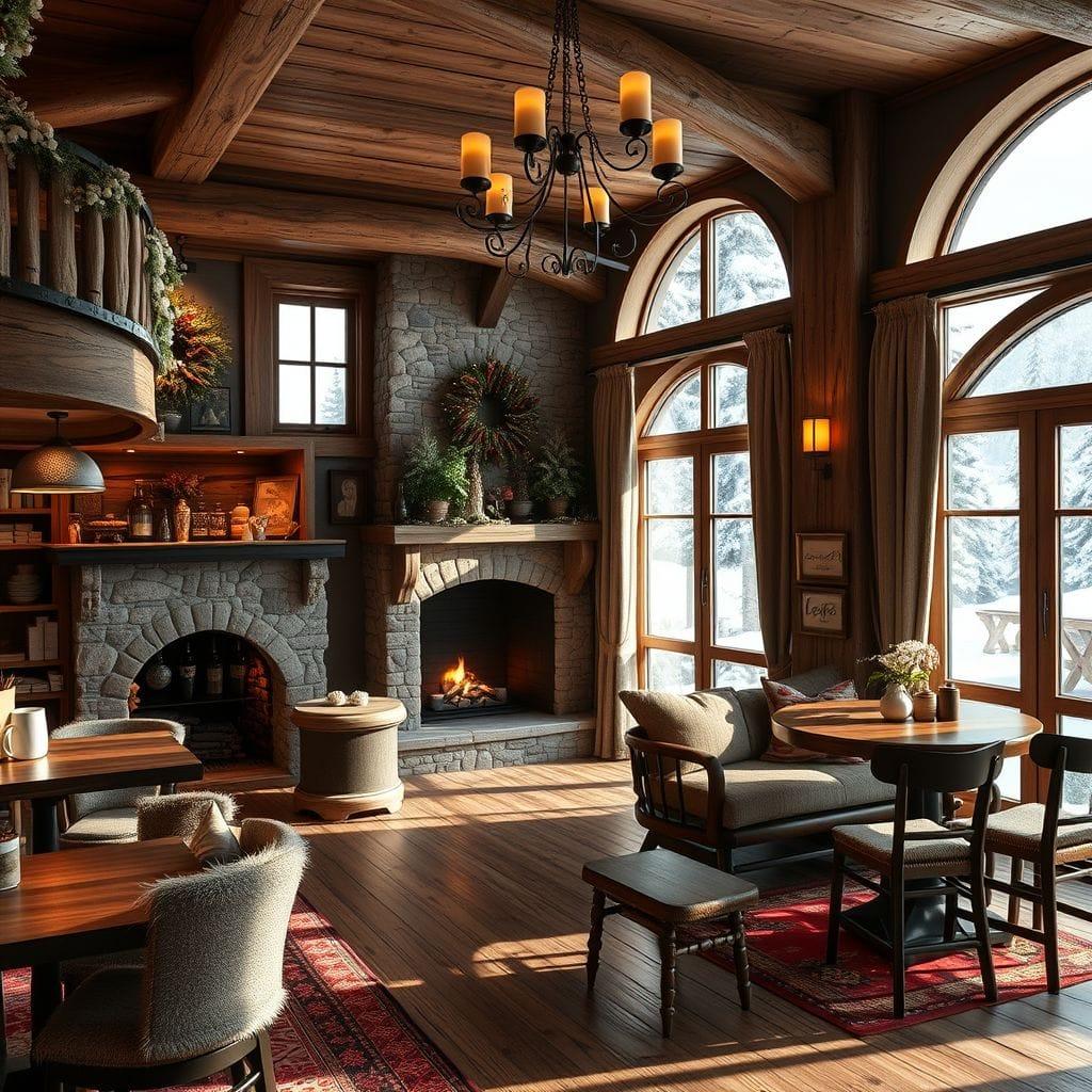 Ski Chalet Coffee Shop design example 1