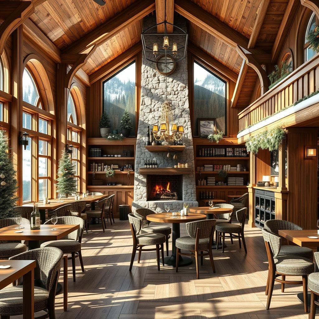 Ski Chalet Coffee Shop design example 3