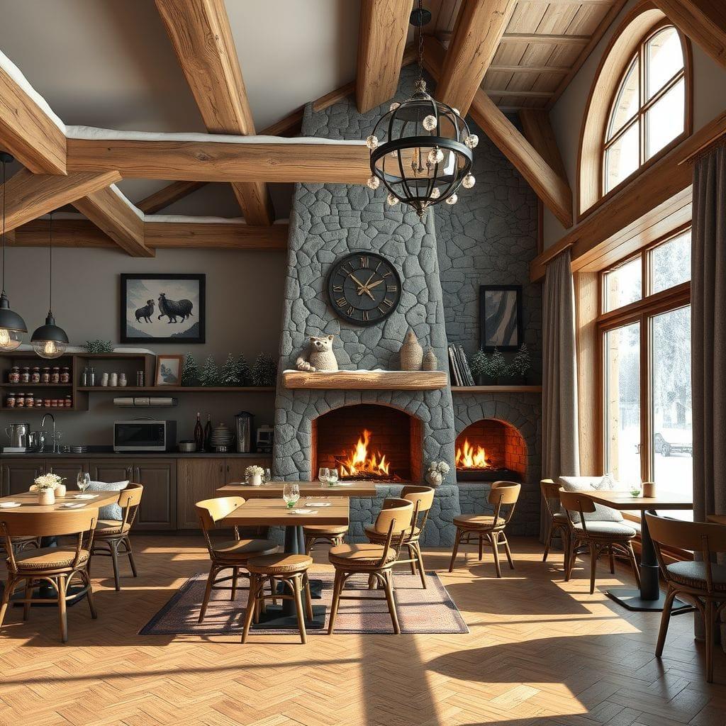 Ski Chalet Coffee Shop design example 4