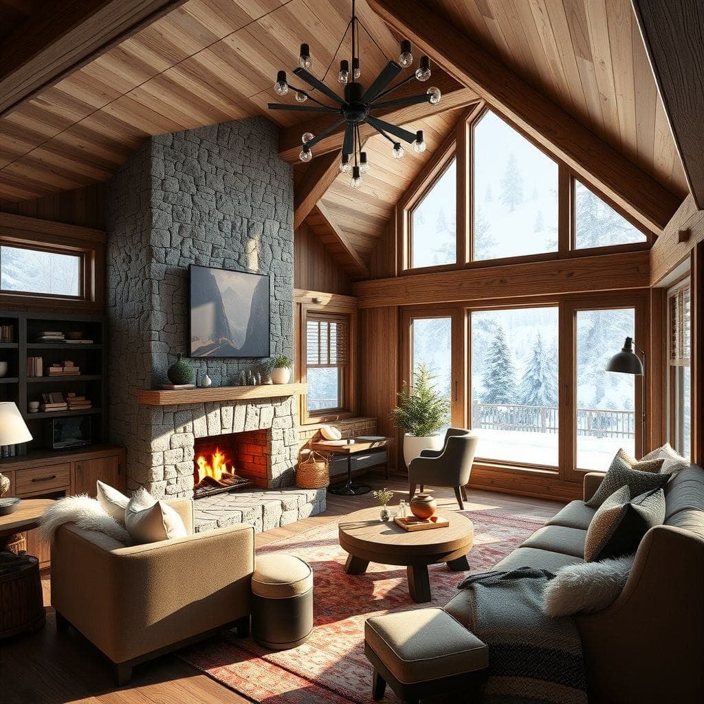 Ski Chalet Coworking Space design example 2