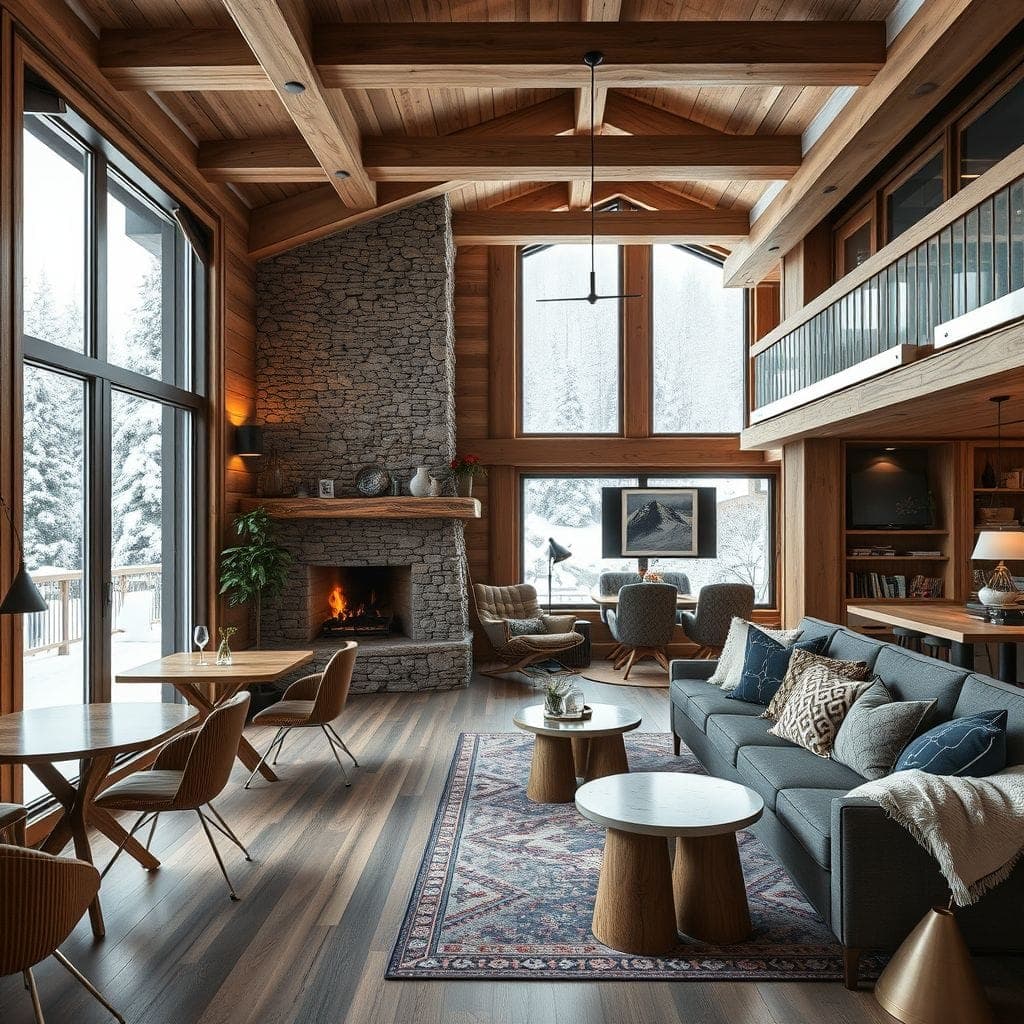 Ski Chalet Coworking Space design example 3