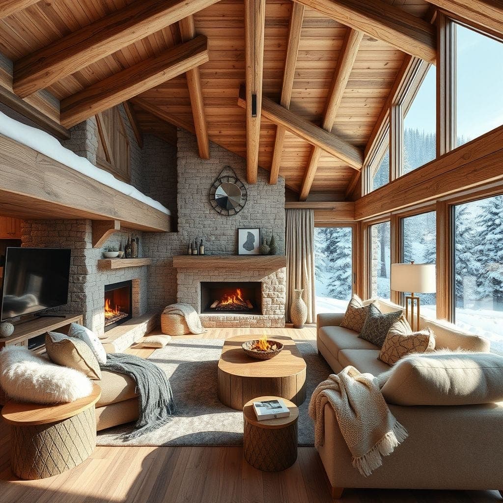 Ski Chalet Drop Zone design example 2