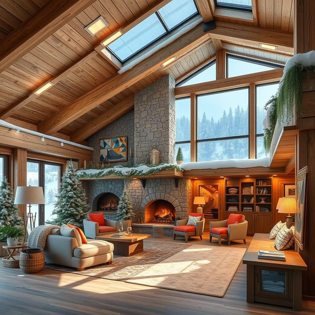 Ski Chalet Exhibition Space design example 1