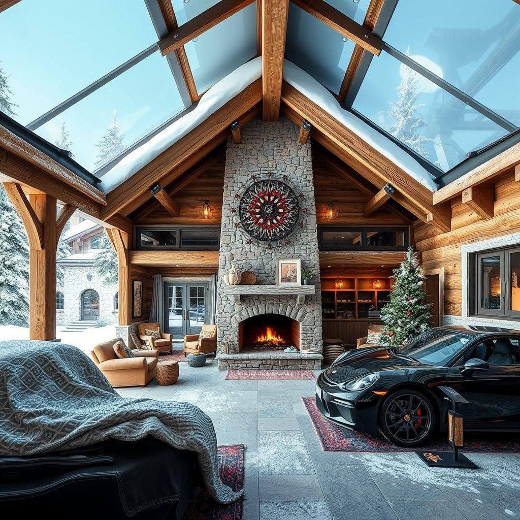 Ski Chalet Garage design example 1