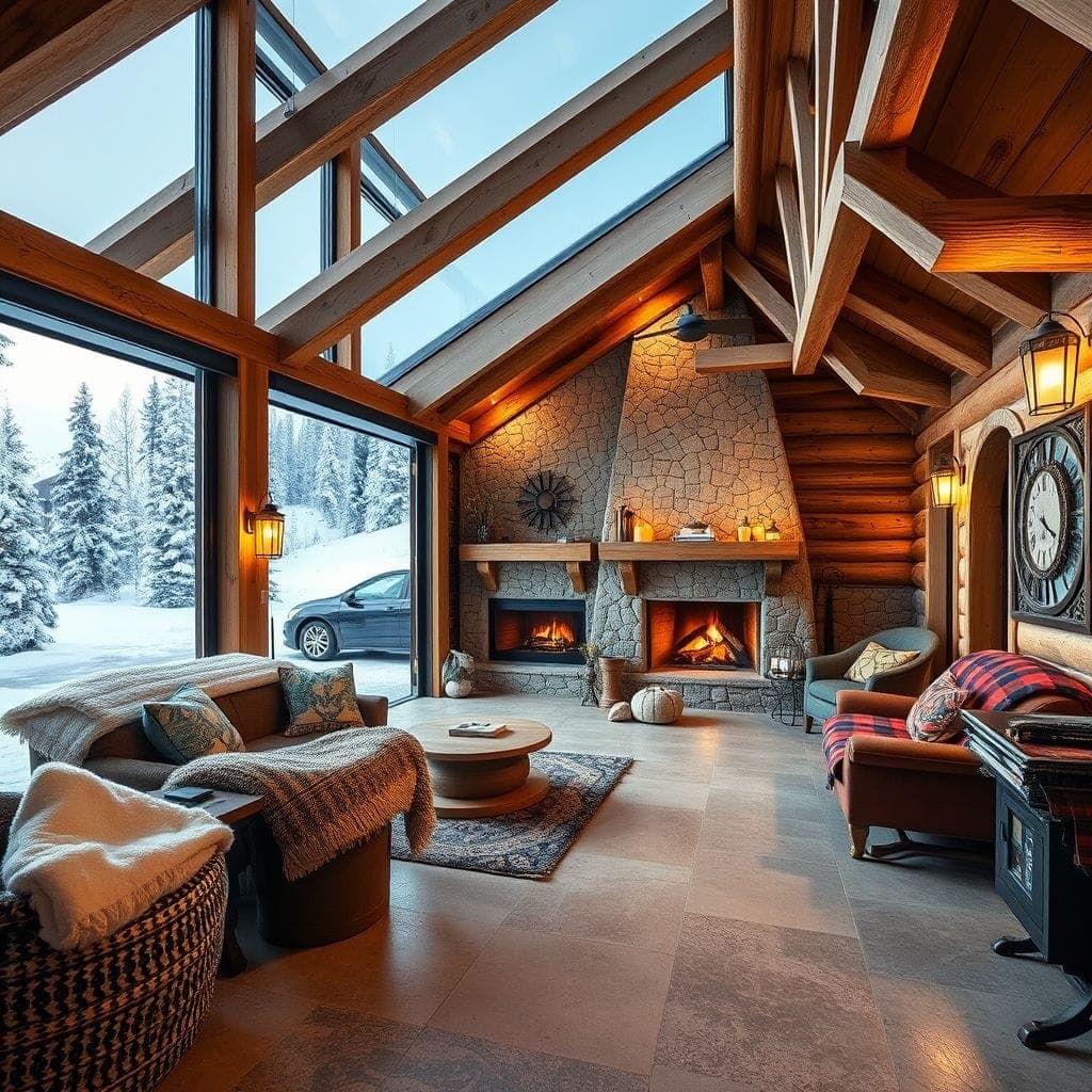 Ski Chalet Garage design example 2