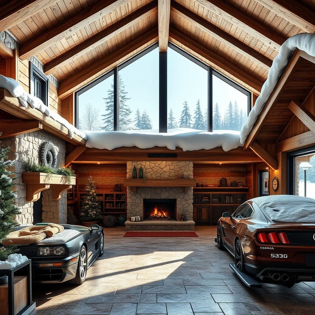 Ski Chalet Garage design example 3