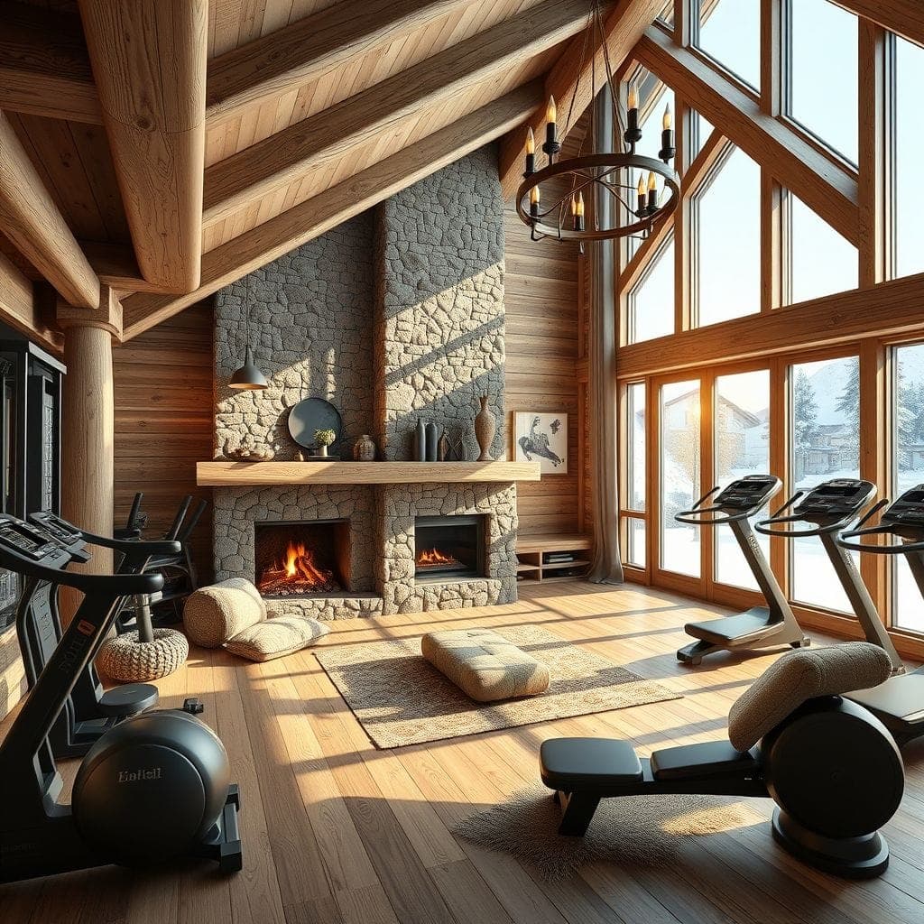 Ski Chalet Gym design example 3
