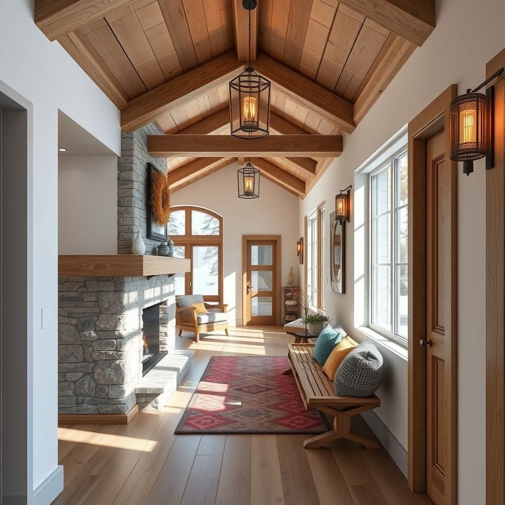 Ski Chalet Hallway design example 2