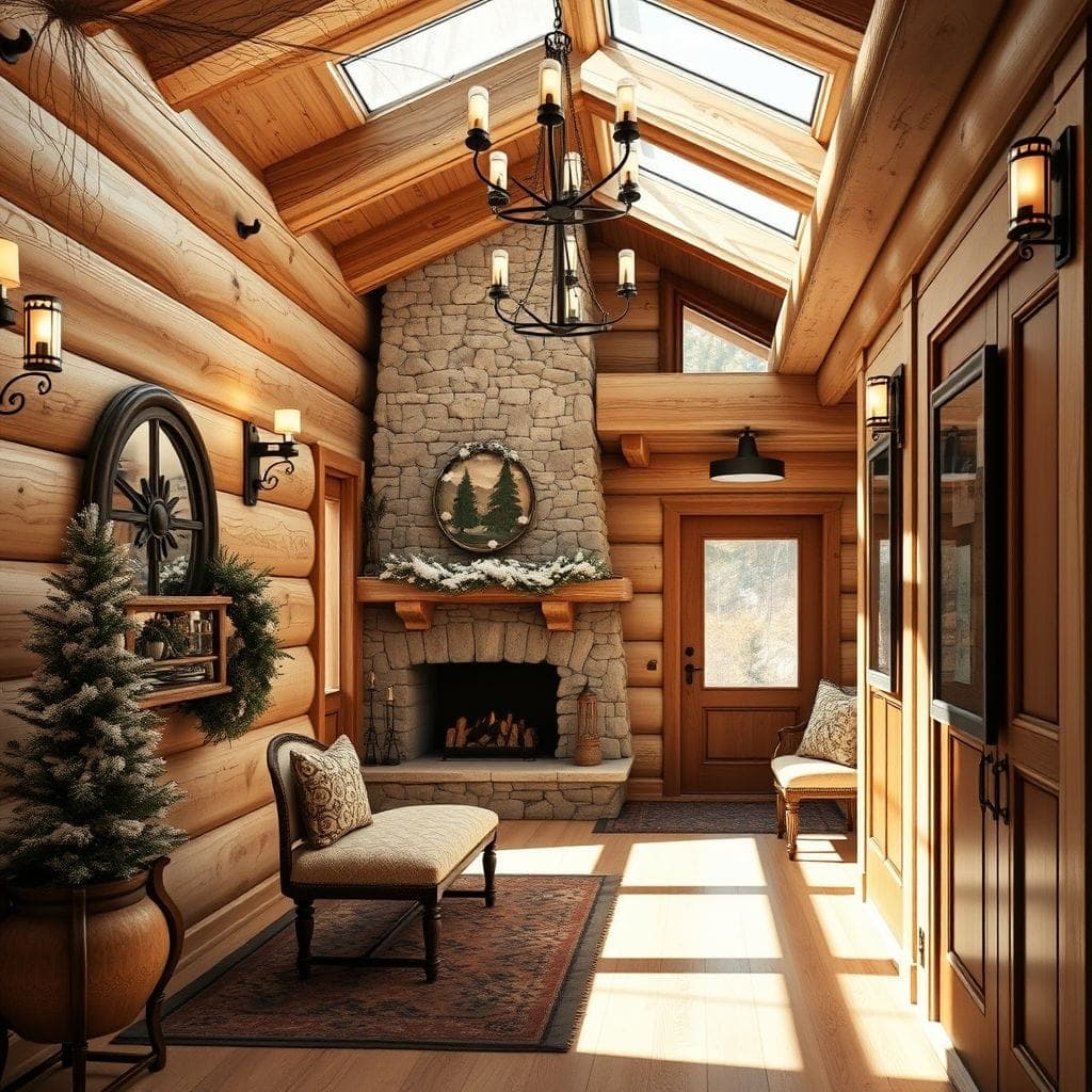Ski Chalet Hallway design example 3