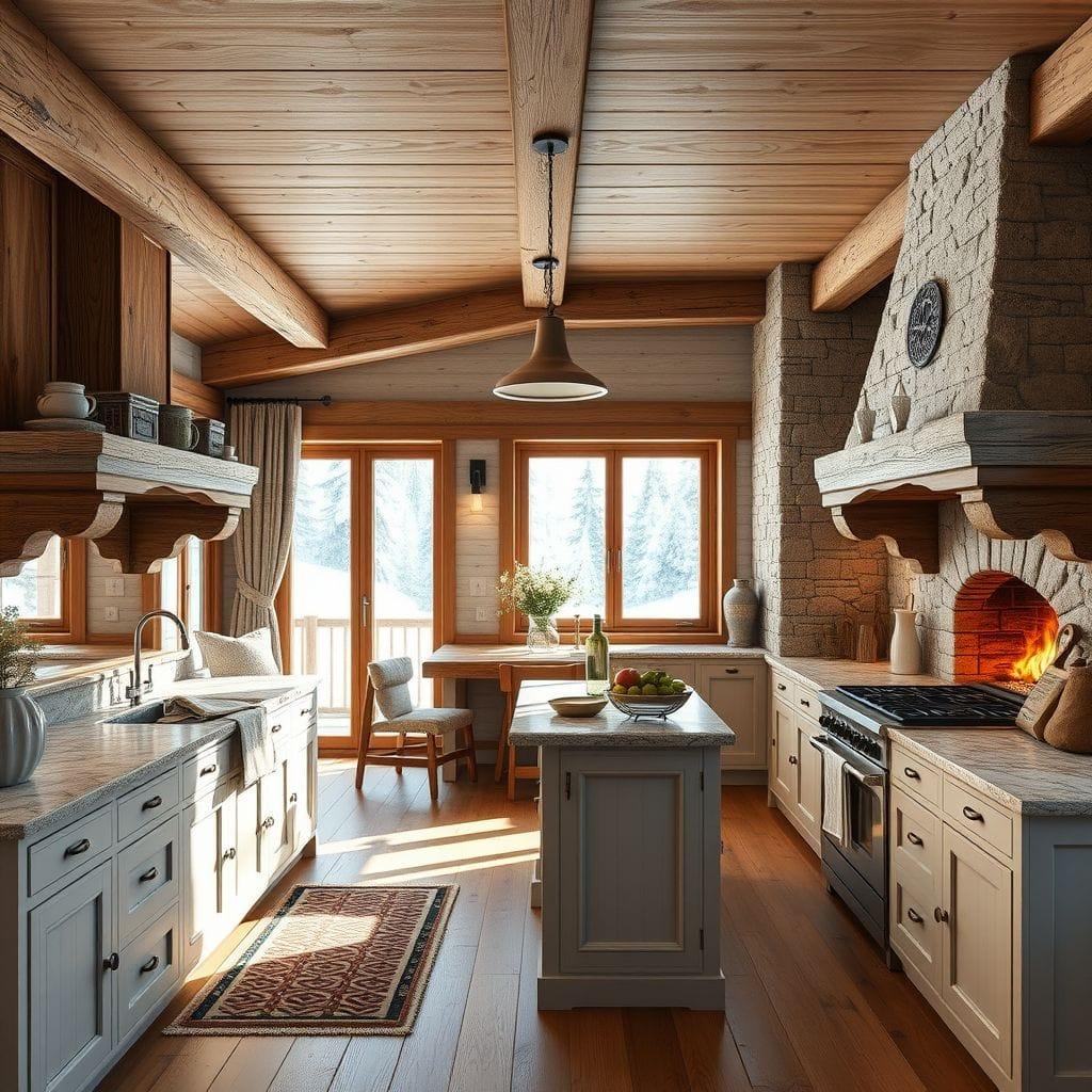 Ski Chalet Kitchen design example 1