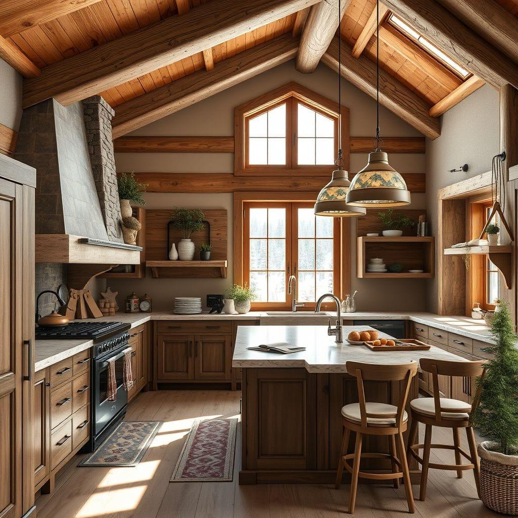 Ski Chalet Kitchen design example 2