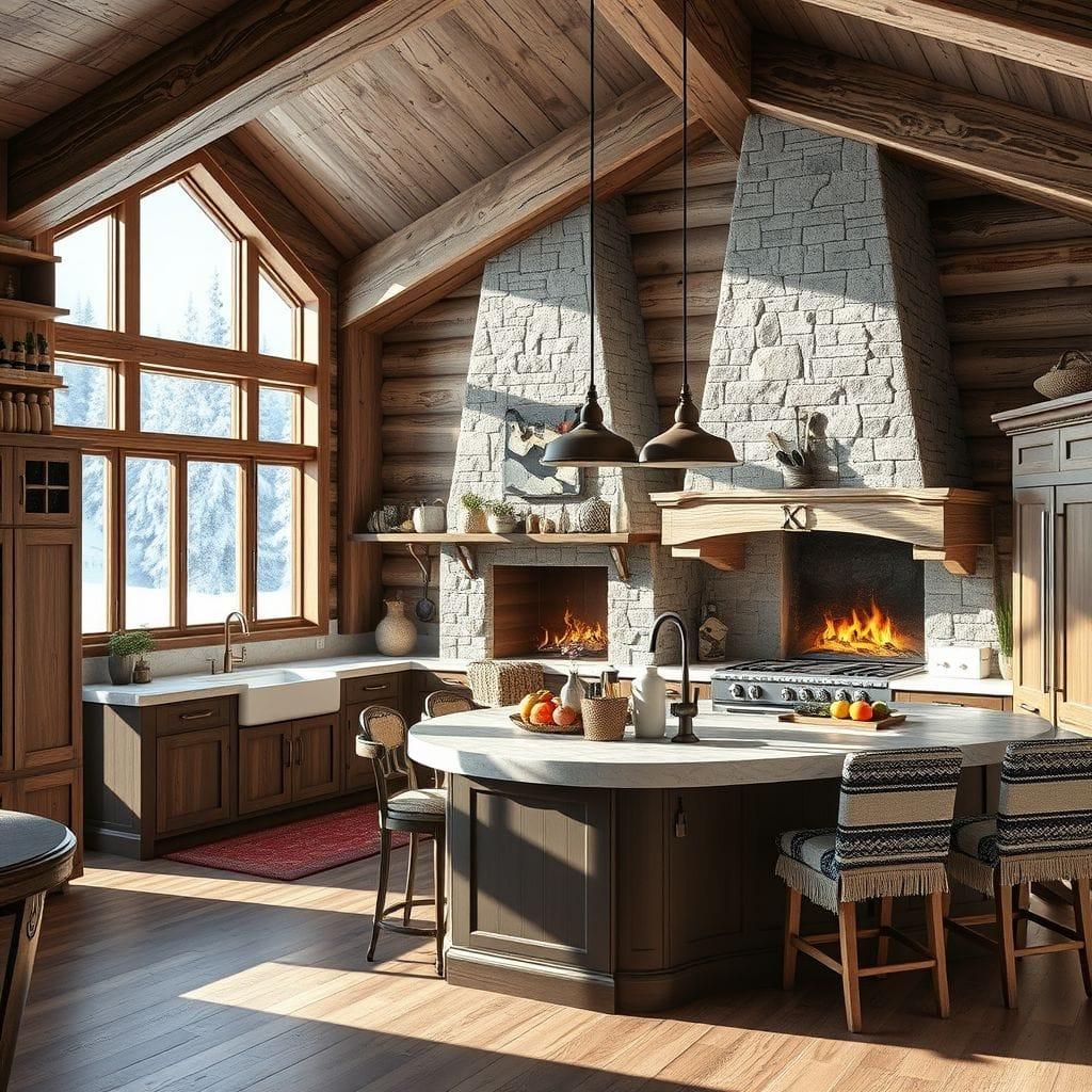 Ski Chalet Kitchen design example 4