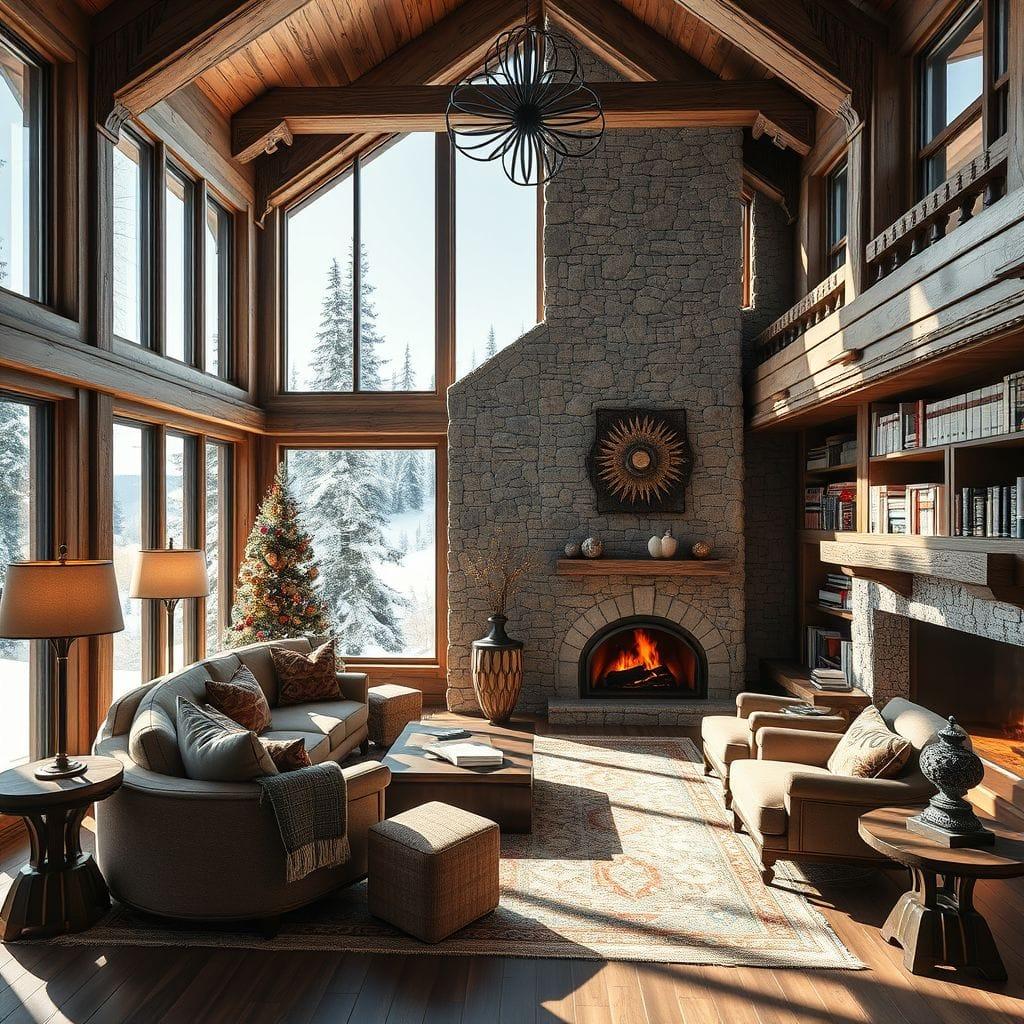 Ski Chalet Library design example 1
