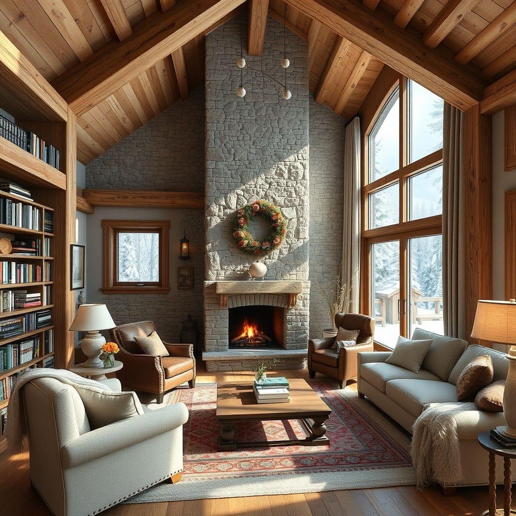 Ski Chalet Library design example 3