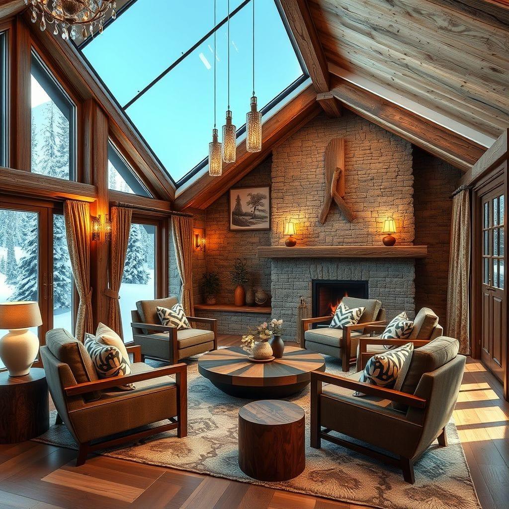Ski Chalet Meeting Room design example 1