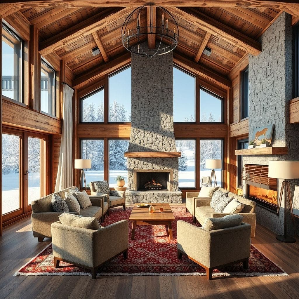 Ski Chalet Meeting Room design example 4