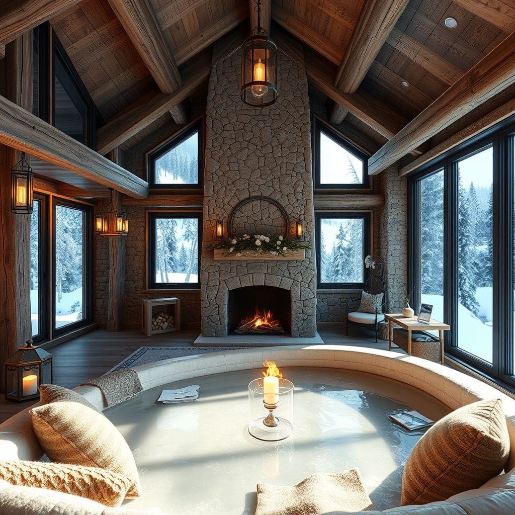 Ski Chalet Onsen design example 3