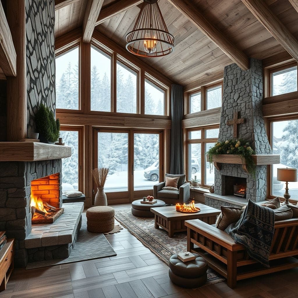 Ski Chalet Onsen design example 4