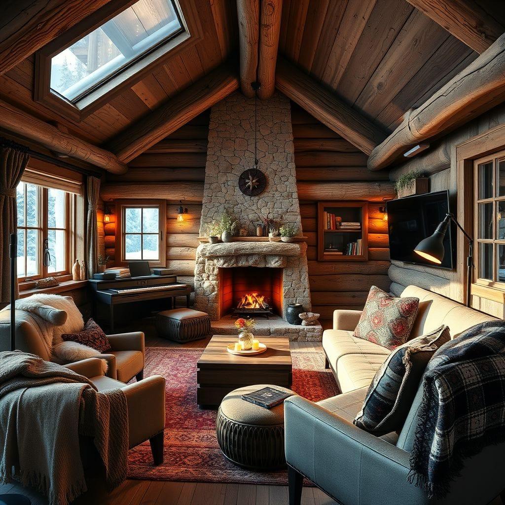 Ski Chalet Podcast Studio design example 3