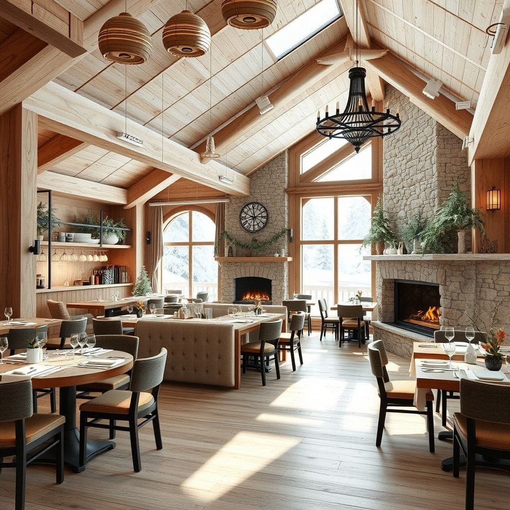 Ski Chalet Restaurant design example 2