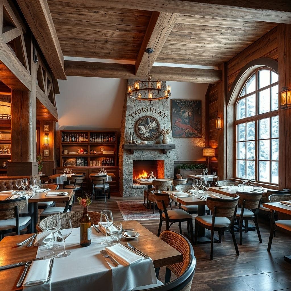 Ski Chalet Restaurant design example 3