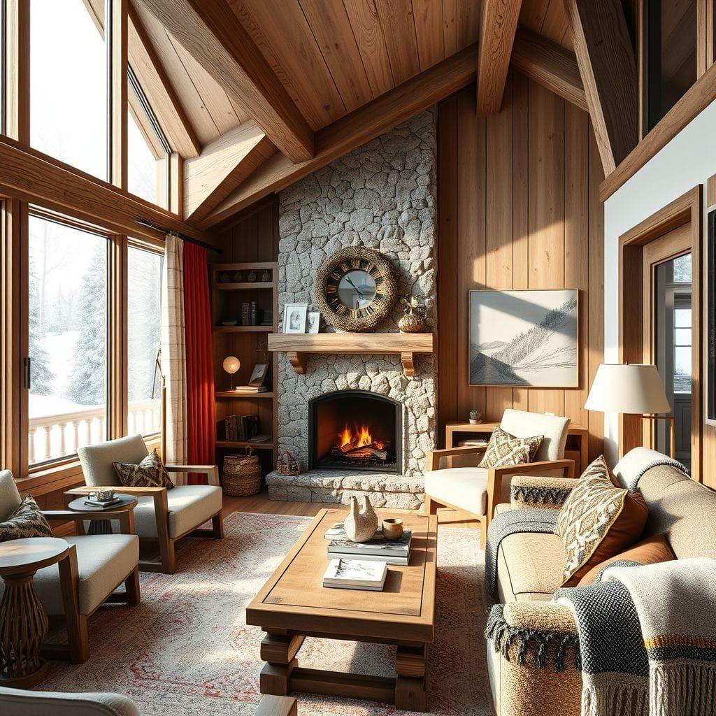 Ski Chalet Study Room design example 1