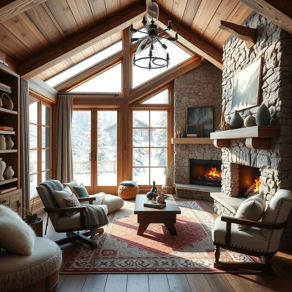Ski Chalet Study Room design example 3