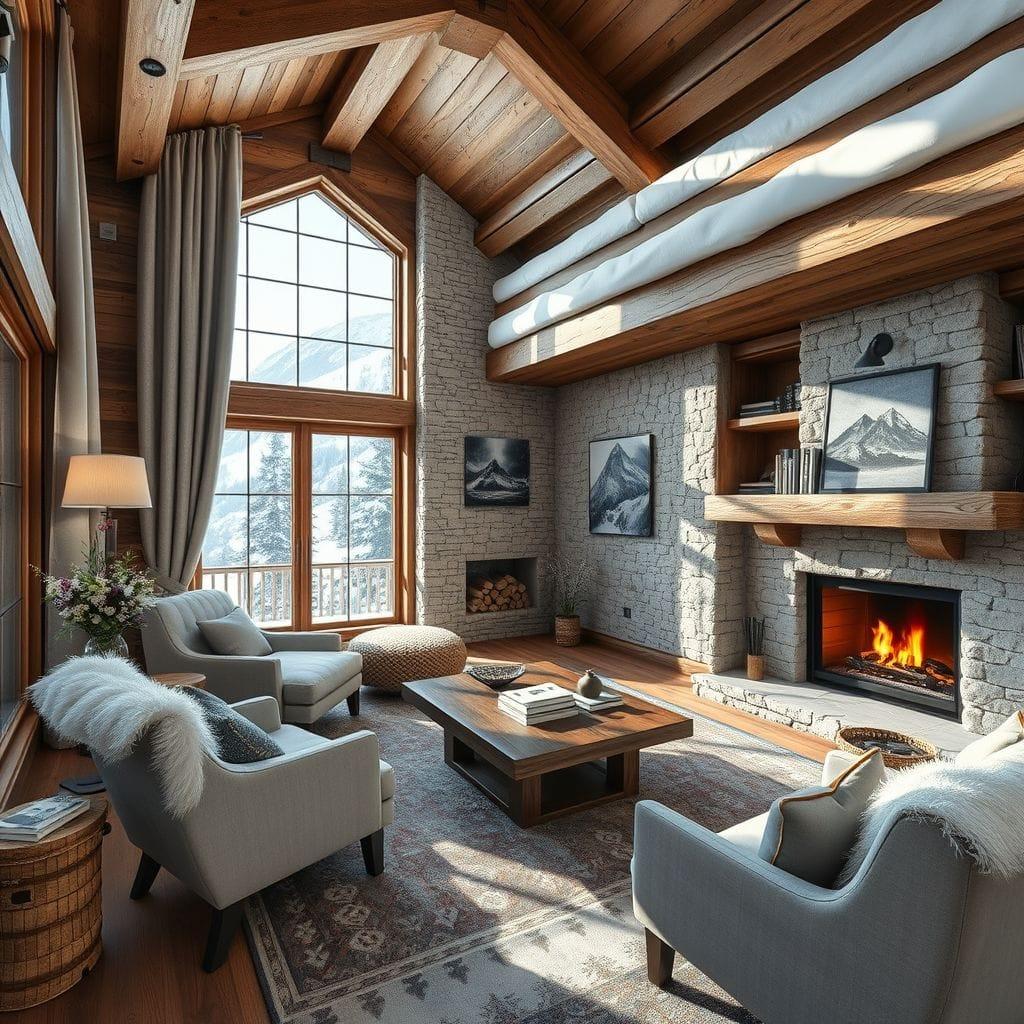 Ski Chalet Study Room design example 4