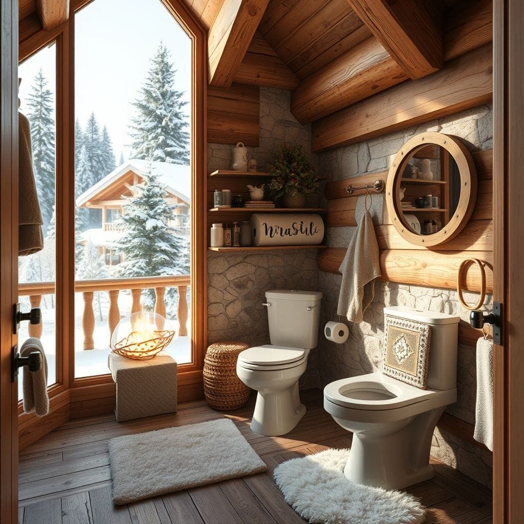Ski Chalet Toilet design example 4
