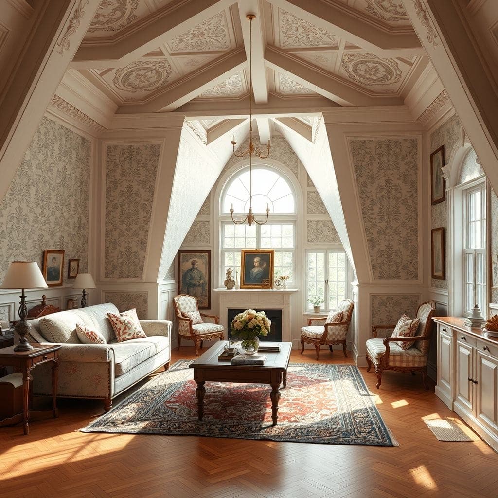 Traditional Attic design example 1