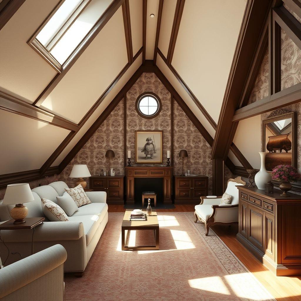 Traditional Attic design example 4