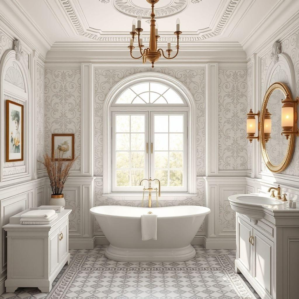 Traditional Bathroom design example 1