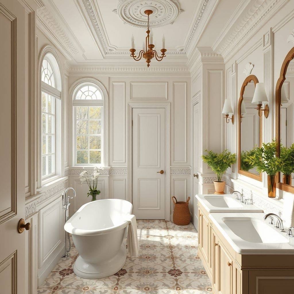 Traditional Bathroom design example 2