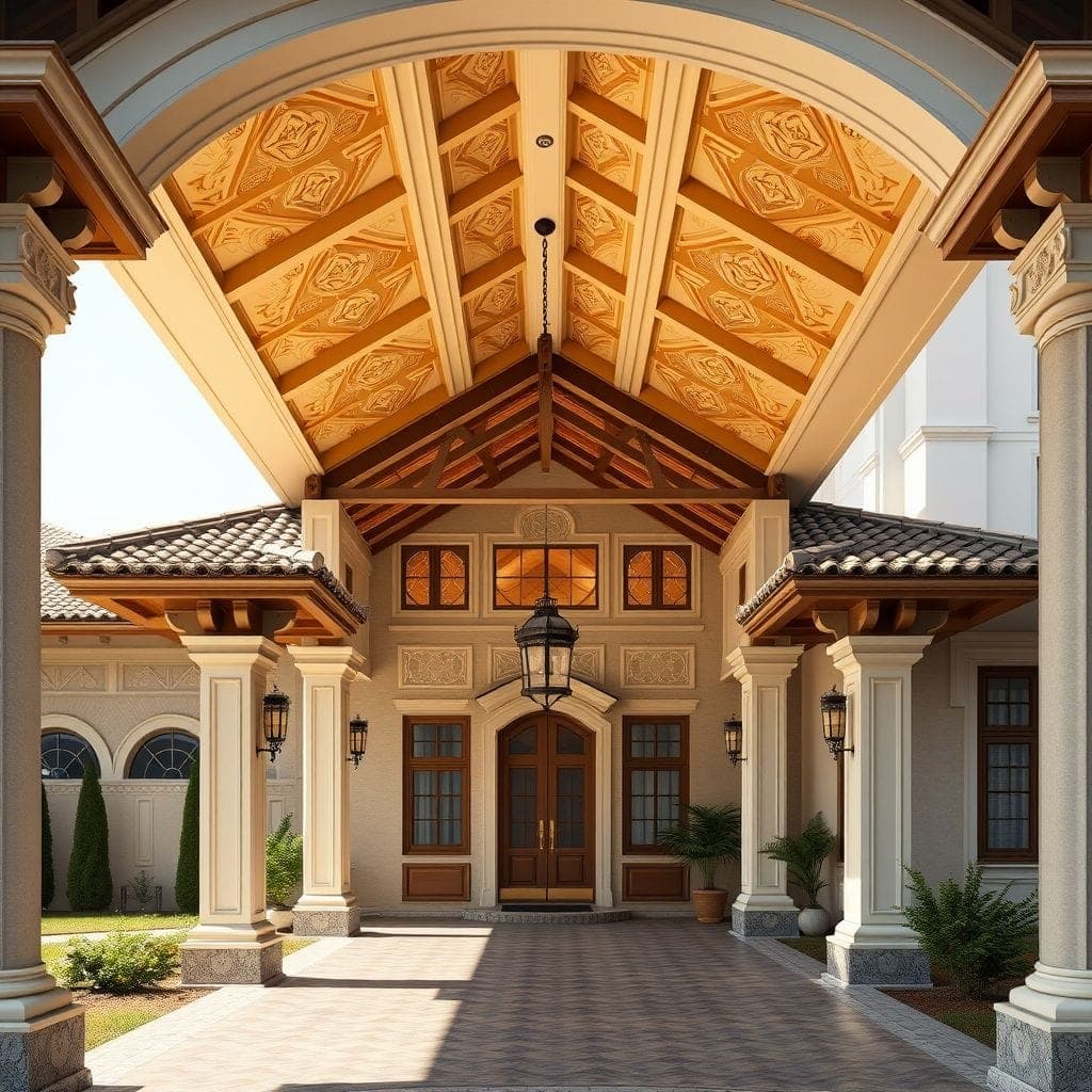 Traditional Carport design example 4