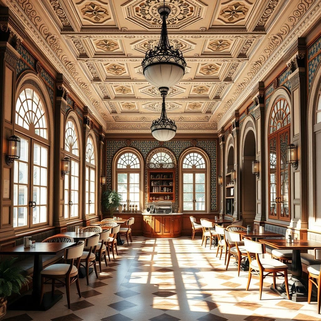 Traditional Coffee Shop design example 1