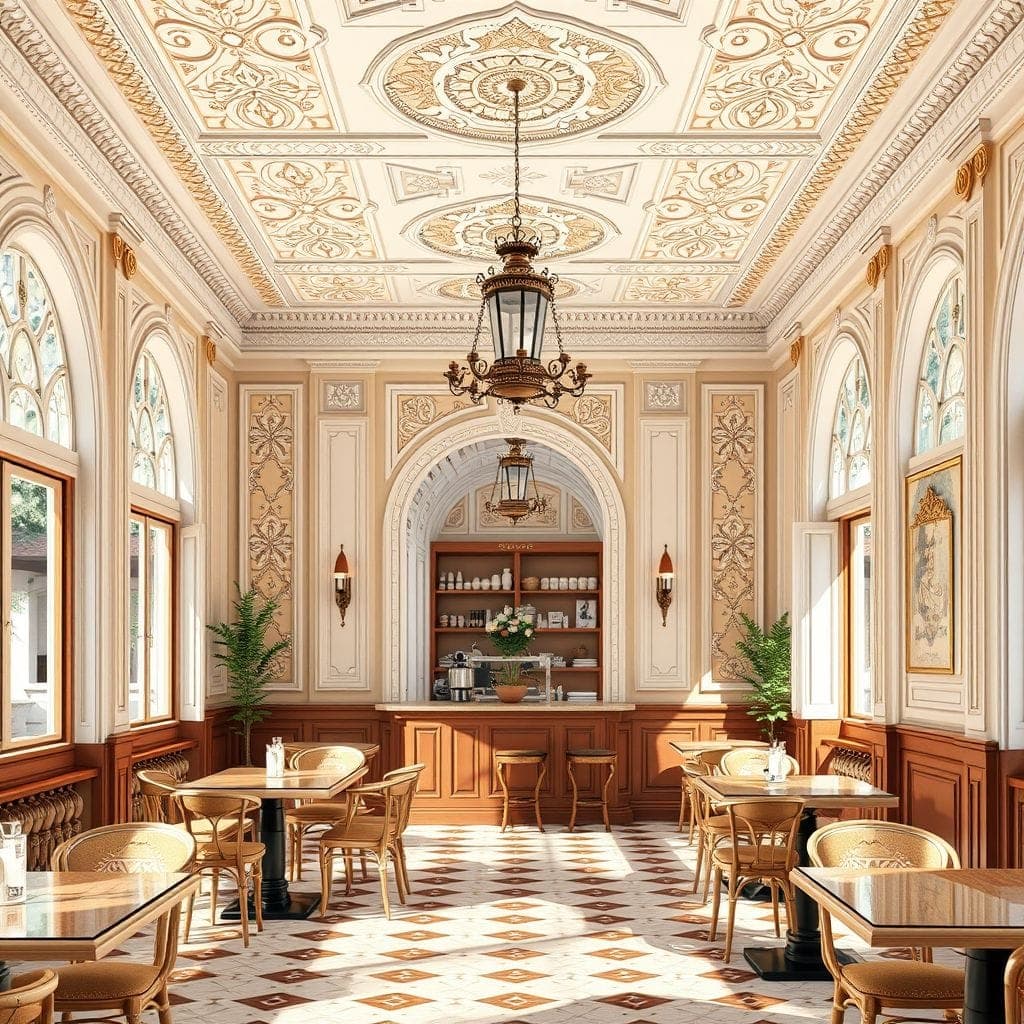 Traditional Coffee Shop design example 2